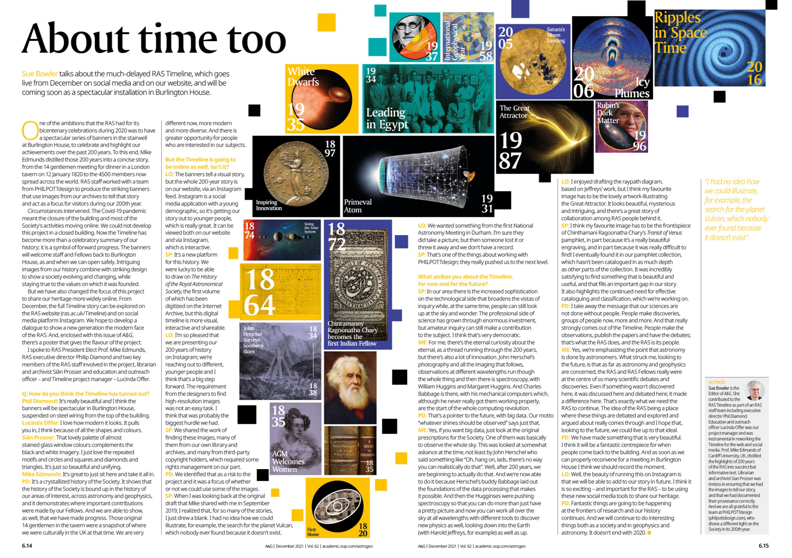 About Time Too — double-page spread